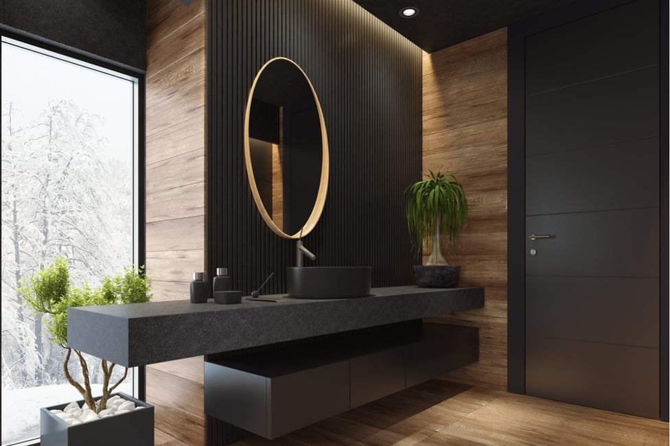 Luxury minimalist cloakroom 1200x800px