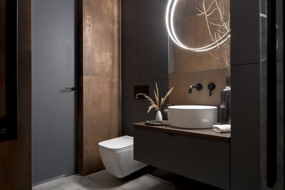 Realxing modern bathroom design 1200x800px