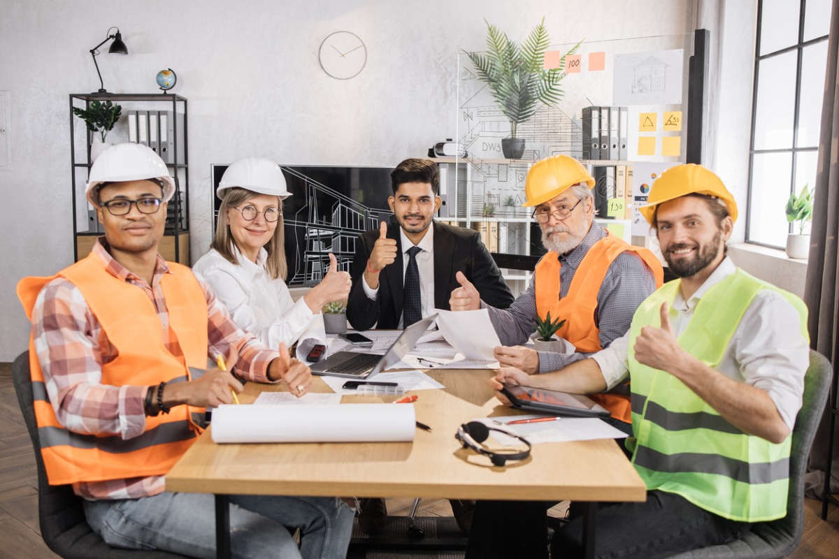 Team of builders planning a project 1200x800px